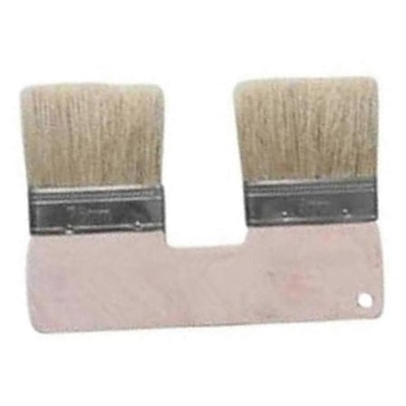 Dobbel malerkost, 3-tommers dobbelthodet malerkost, børste for kunst med flat tekstur, kunst veggmaling dobbel malerkost 1 stk