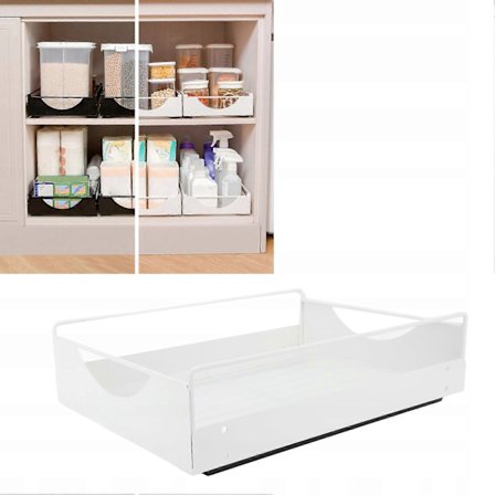 Hyllor i skafferiet, utdragbar organizer för skåpet