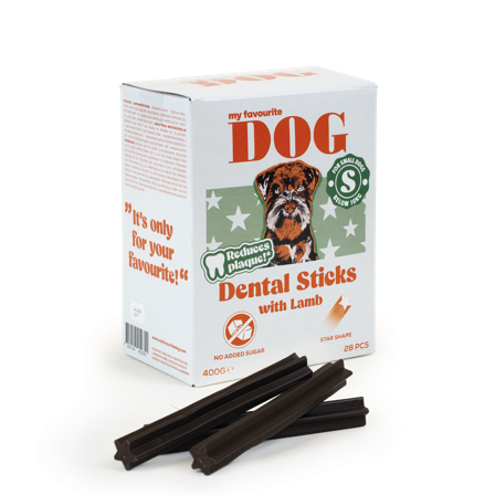 My favourite DOG - Tannstikker Lam S - 28-pakning - Hund - Hundegodbiter & tyggebein - Dental tyggebein & tanntyggebein - ZOO.no