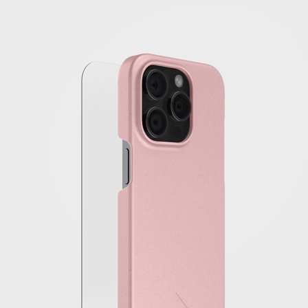 Dusty Pink Phone Case & Screen Protection Bundle | agood, iPhone 13 Pro Max