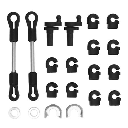 Indsugningsmanifold Swirl Flap Reparationssæt 20 stk. Udskiftning til Audi A4 A5 A6 A7 A8 Q5 Q7 059129711