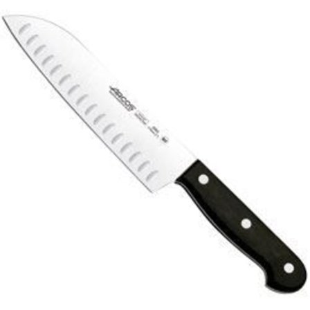 Santoku-kniv - ARCOS - Alveole Universal - Nitrum-stål 57 HRC - POM-skaft - 3 nitar av rostfritt stål