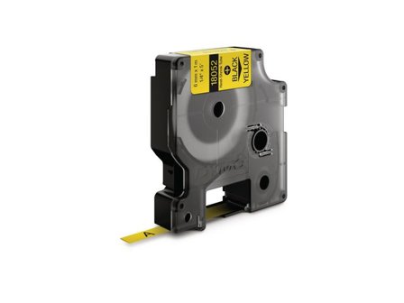Dymo Tape Rhino krympslang 6mm svart på gul - Lyreco - Kontorsmaskiner - Märkmaskiner och tape - Tape - Dymo Rhino
