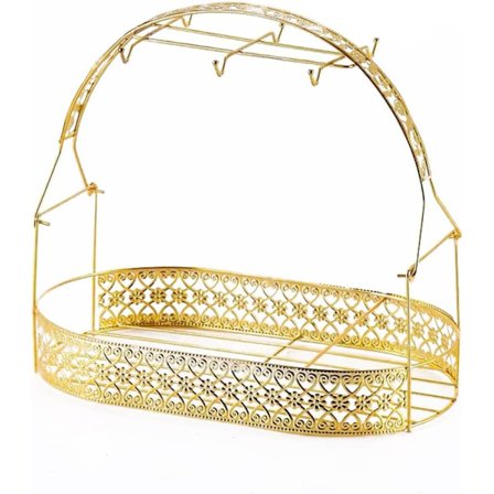 Gul Koppsställ, Serveringsställ för 6 Kaffe Koppar och 6 Fat