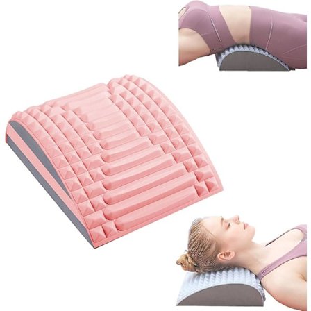 Lændemassage Smertelindring Behandling Strækker Rygbøjle Pude Kronisk Lændestøtte Diskusprolaps Holdningskorrigerende Pude