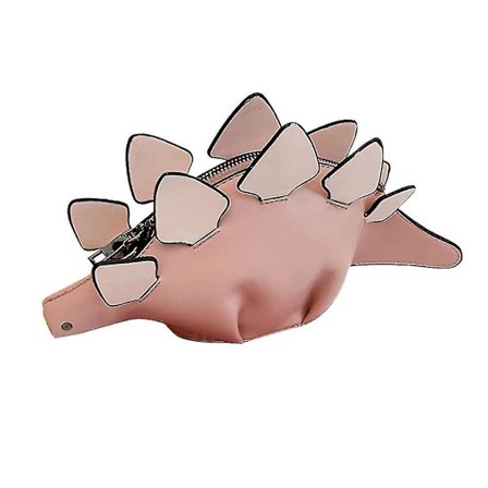 Dinosaur skulder vesker, pu stegosaurus crossbody veske for jente kvinner