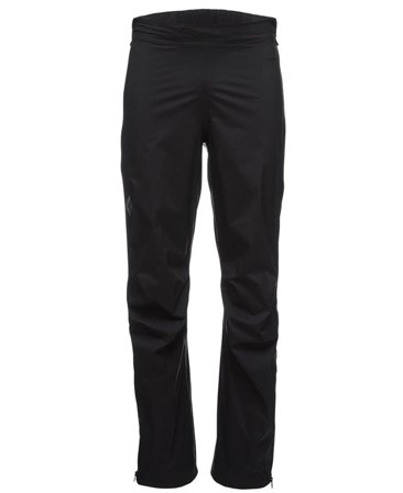 Black Diamond Stormline Stretch Full Zip Rain Wmns Svart