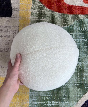 MT Studio Pute Ball Hvit Ø30