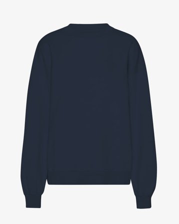 Organic Oversized Crew - Navy Blue