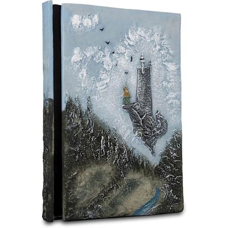 3D Relief Notesbog Journal Skrivning Præget Notesbog Journal Håndlavet Daglig Notesblok Antik Rejsedagbog Gaver til Kvinder Mænd Dnd Notesbog med 