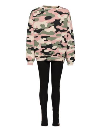 Set Sweater And Leggings Aop P Patterned Lindex