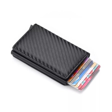 Carbon RFID - NFC Protection Wallet Card Holder 6stk Card