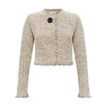 Lanvin Long-sleeved cardigan Gul, Dame Cardigans