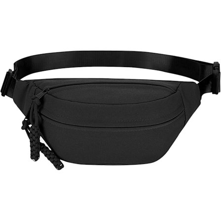 Lång Hållare Midjeväska Fanny Pack för Kvinnor Män Mode Midjeväska Bumbag Cross Body Justerbar Reseväska Stora Fickor för Löpning