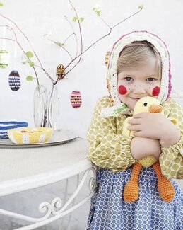 Sjalett och Kyckling Påskpynt