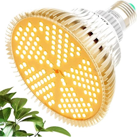 150W Plantelys, Vekstlys, Fullspektrum Hagelys E27 LED Vekstlys