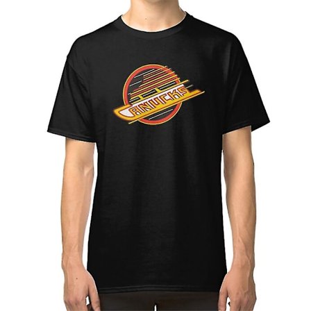 Vancouver Hockey - Retro Canucks Skate T-shirt