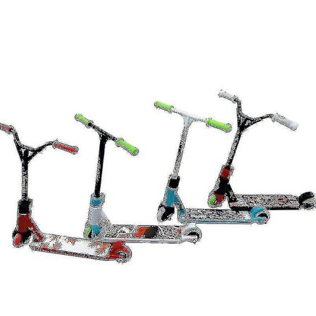 Legering Finger Scooter Interaktivt Skateboard Fingerlegetøj Til Småbørn Tilfældig Farve Høj Kvalitet_a