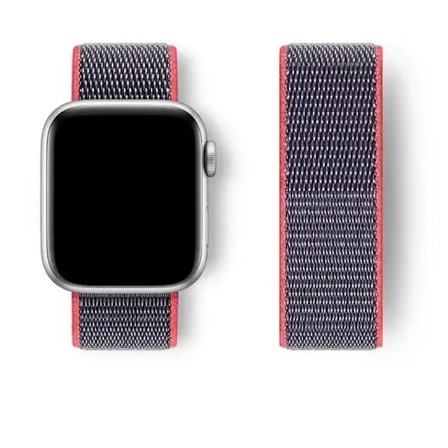 Nylon Loop Armband för Apple Watch band 44mm 40mm 45mm 41mm 46 42mm 49mm 44 45 mm armband iWatch serie 10 9 SE 7 6 5 4 Ultra 2