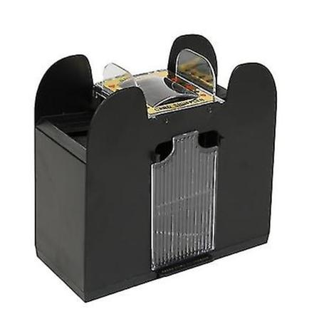 1 stk. Automatisk kortshuffler - Batteridrevet elektrisk shuffler - Perfekt for hjemmeturneringer og klassiske pokerspill med kort Kb