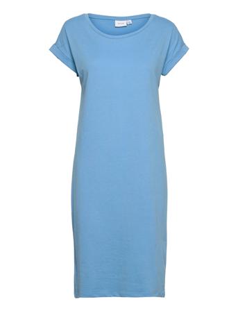 Vidreamers S/S Knee Dress /Su - Fav Knälång Klänning Blå Vila