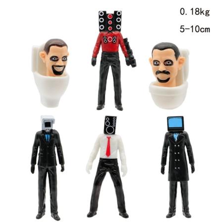 PVC Skibidi Toiletfigurer Legetøjsmodel Til Børn Gaver Skibidi Toi- Perfet A3