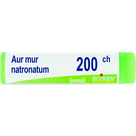 Boiron Aurum Muriaticum Natronatum Globuli 200Ch Dose 1g