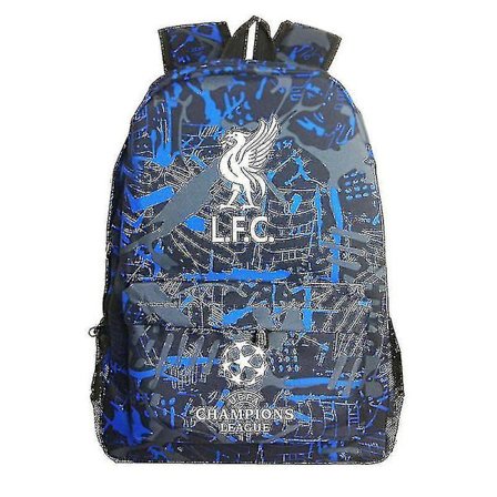 Graffiti Liverpool Uefa Champions League Skulderbag Fan Ryggsekk Student Skolebag Oppbevaringsbag