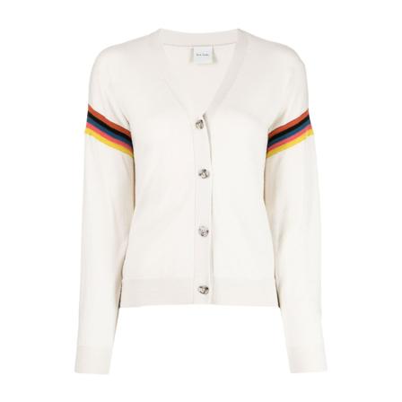 Paul Smith, Cardigans Biały, Kobieta, Rozmiar: L