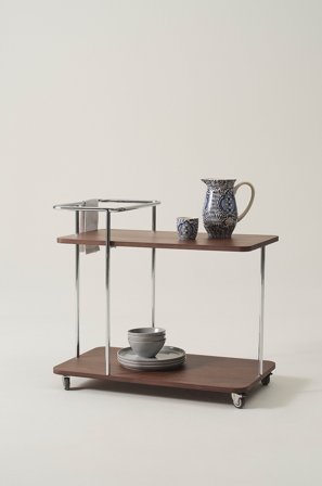 Jotex - Serveringsvogn Valnøtt - PINGLE - Kjøp Brett & serveringsfat hos Jotex