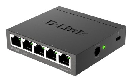 D-LINK DGS 105 - Switch - 5 x 10/100/1000 - stasjonær