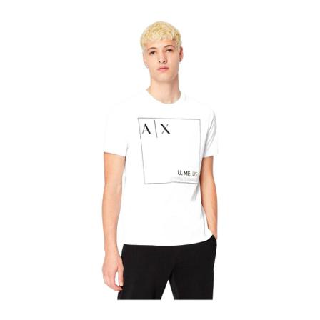 Armani Exchange, T-Shirt Wit, Heren, Maat:M