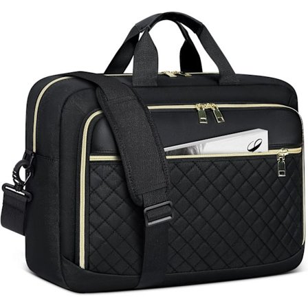 Naisten 17,3 tuuman kannettavan tietokoneen laukku, suuri kannettavan tietokoneen laukku, vedenpitävä suojus, olkalaukku, asiakirjateline