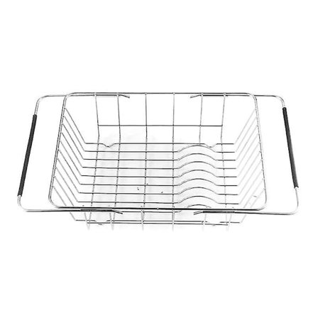 Utvidbar Oppvaskstativ Tørker Oppbevaring Rustfritt Stål