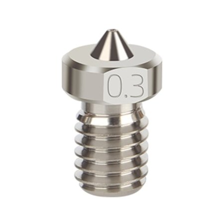 Titanium legeringsdyser 0,2 mm 0,3 mm 0,4 mm 0,5 mm til Ender3 CR10 3D-printere