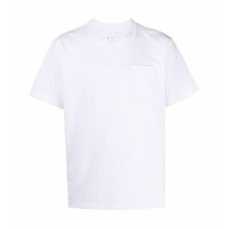 Sacai T-Shirts Hvid, Herre, Størrelse: M