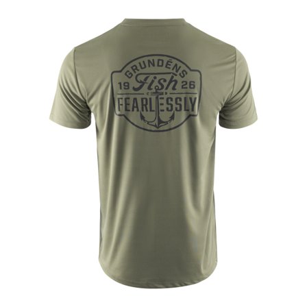 Grundéns Fish Fearlessly SS Tech Tee Forest - L