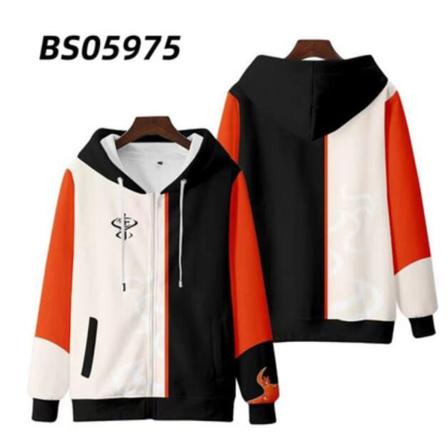 Genshin Impact Kaedehara Kazuha Cosplay Hoodie Dam Herr Harajuku Sweatshirt Streetwear Hip Hop Pullover Huvjacka Ytterkläder 016 L