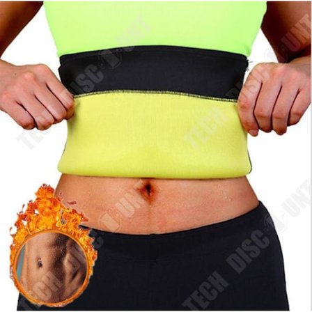 Belly band - TECH DISCOUNT - Storlek M - Andningsbart tyg - Justerbar - Viktminskning