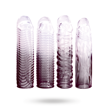 Massive 4-In-1 Extension Sleeve Pack - Smoke/Clear - Vuxen.dk: For ham