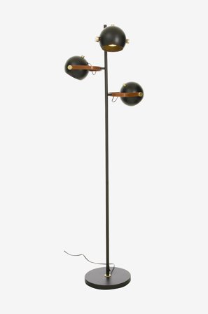 Aneta Lighting - Golvlampa Bow, 3-arm - Svart - Golvlampor - Från Homeroom