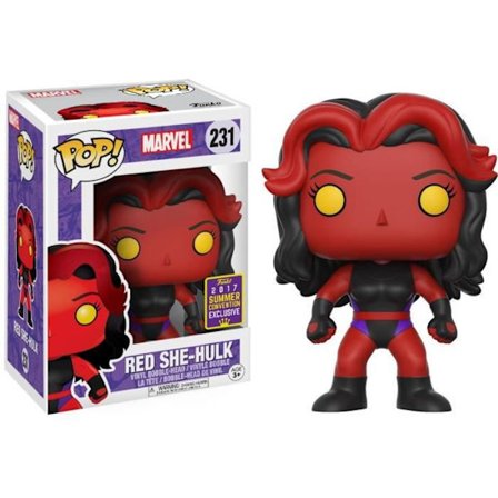 Figur - Funko Pop! - Röd She-Hulk - Röd - Marvel - Fiktiv karaktär