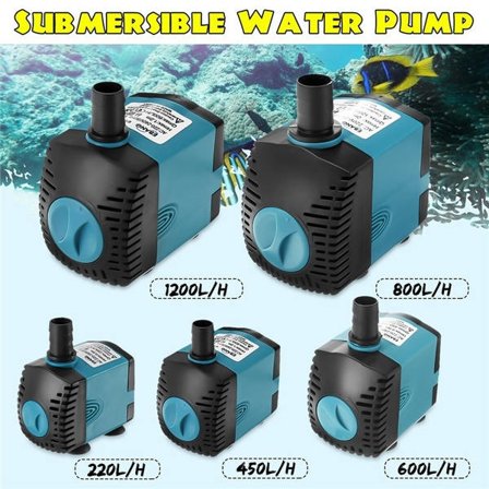 3-60W vannpumpe nedsenkbar pumpe fontenepumpe akvariumpumpe - Perfet