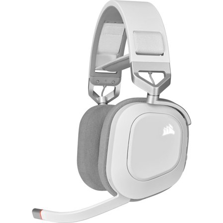 Corsair HS80 RGB Wireless - Gaming-Headset with Spatial Audio - White
