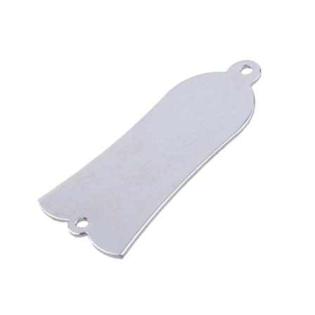 Gitarrbyte Bell Formed Truss Rod Cover Plate Silver
