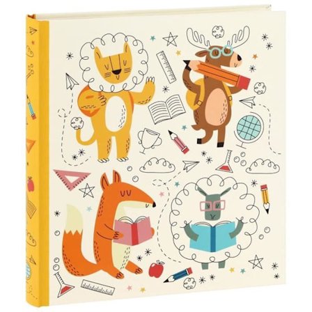 ERIKA traditionelt fotoalbum Fødsel MIN UNIVERSE - 60 hvide sider + krystalark - 216 fotos 10x15cm - Cover 28x30