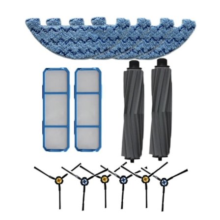 Dammsugarborste Hepa Filter Moppdukar för Ilife A7 A9s Robotdammsugare