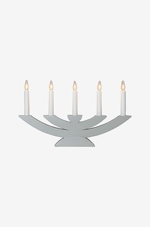 Jotex - Navida 24 Cm Grå - Lysestage - Køb Adventslysestager hos Jotex