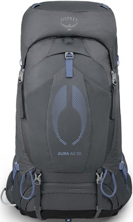 Osprey W's Aura AG 50L Tungsten Grey - Tursekker