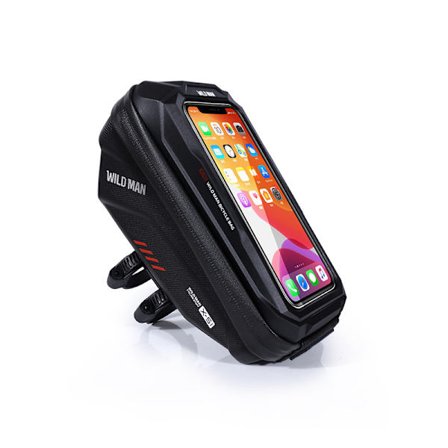 Polkupyörän puhelinteline 3D-aurinkosuojalla, suurikapasiteettinen pyörän puhelinteline